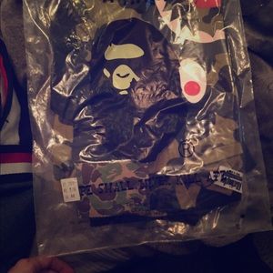 Bape shirt 2 masksshark